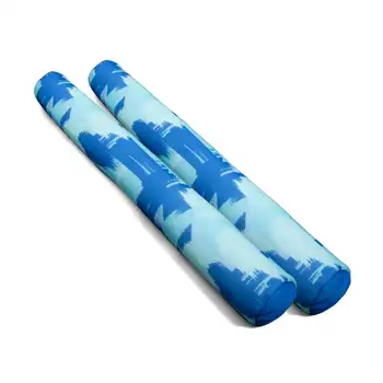 Надувные поплавки для бассейна Noodle 2pk, синяя двусторонняя сетка для кисти, Jumbo 4 фута
