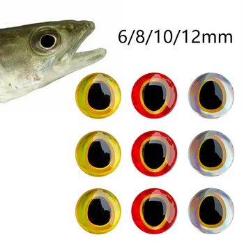 3D Имитация водяных капель в Пномпене Рыбий глаз Аксессуары для поделок Поддельная приманка Рыбий глаз Лазерный Рыбий глаз Жидкий пластиковый глаз для ловли нахлыстом
