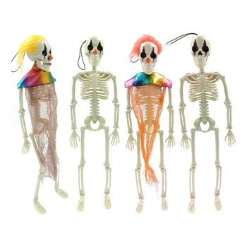 1 шт. маленьких статуэток скелетов на Хэллоуин, идеально подходящих для страшных украшений для вечеринок и поделок G2AB