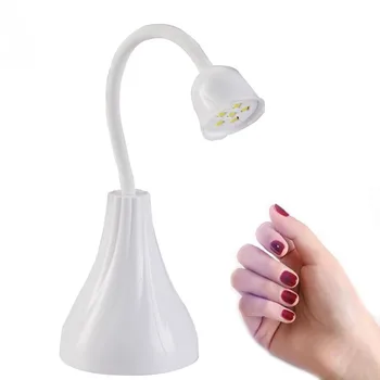 Мини-лампа для ногтей Сушилка Машина 18 Вт USB Портативная УФ / Светодиодная Лампа для ногтей Светоотверждающий Лак Клей Портативная Лампа для дизайна ногтей Инструменты