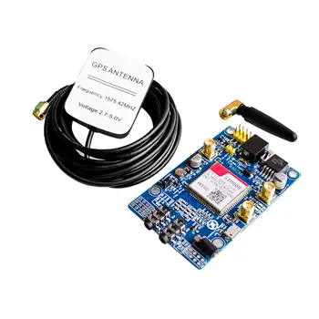 SIM808 Модуль GSM GPRS GPS Development Board IPX SMA с GPS Антенной для Arduino Raspberry Pi Поддержка SIM-карты 2G 3G 4G