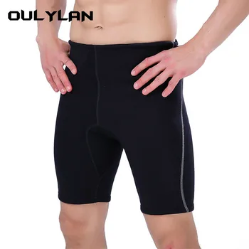 Oulylan 2 мм Неопреновые гидрокостюмы, Шорты, более толстые штаны для дайвинга, Плавки для подводного плавания, серфинга, Защитные штаны для подводной охоты.