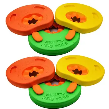 Пенные диски для плавания, 6 шт. /компл., Плавающие диски для рук, круги для упражнений по плаванию, плавающие рукава, повязки для плавания для малышей