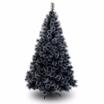 2020 Рождественская елка из черной сосновой иглы со снегом, для украшения улицы, дома, отеля, торгового центра, незаменимая рождественская елка
