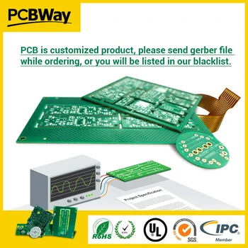 Прототип печатной платы PCBWay 1-30 слоев сборки, изготовление образца поставщиком, 24 часа печатной платы, ссылка для оплаты предложения 3
