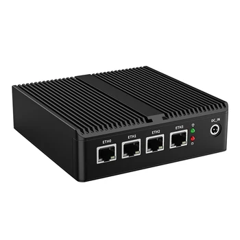 Брандмауэр Программный маршрутизатор N5105 N100 4x Intel i225 i226 2.5G LAN 2xDDR4 NVMe Безвентиляторный мини-ПК HDMI2.0 DP AES-NI