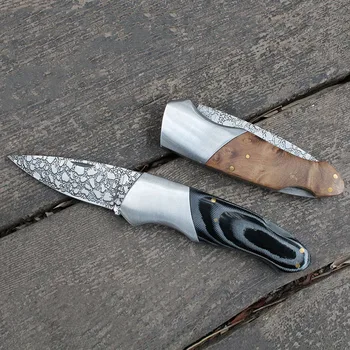 1 шт. Маленький многофункциональный нож Micarta Fold, японский портативный складной нож для фруктов, высококлассный нож высокой твердости, бытовые инструменты