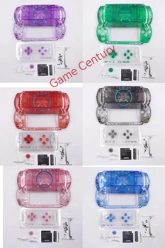 Прозрачные цвета кристаллов для PSP3000 3004 3006 Сменный корпус с кнопками