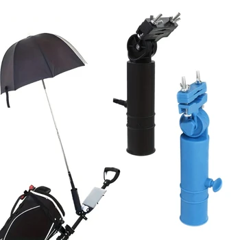 Регулируемая тележка для клюшек для гольфа, держатель зонта, тележка для гольфа, Универсальное основание зонта для ручек тележки для гольфа, аксессуары для гольфа, простота в использовании