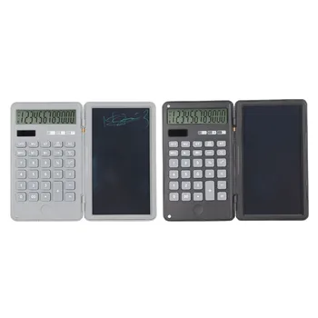 Многофункциональные калькуляторы Портативный двойной источник питания Калькуляторы тишины с большим дисплеем Функция блокировки памятки для школы
