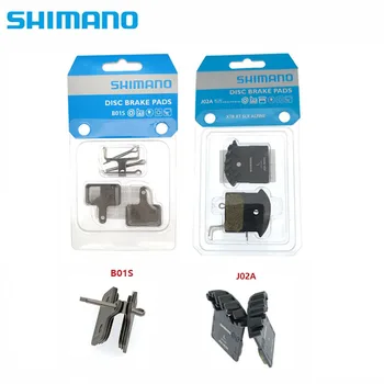 Тормозные Колодки Shimano B01S J02A Из Смолы Дисковые Тормозные Колодки для MTB Велосипеда MT200 M315 BR-M485 M445 M6000 M7000 M395 M575 M475 RS785 M985