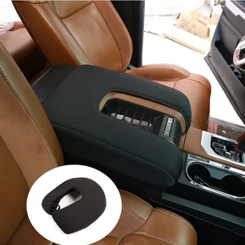 Черная тканевая коробка для центрального подлокотника Автокресла, защитная накладка, подходит для Toyota Tundra 2014 2015-2021 Аксессуары для авто интерьера