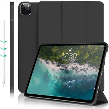 Для iPad Pro 11 Чехол для iPad Pro 11 4-го 3-го 2-го поколения 2022 2021 2020 Тонкий Магнитный Складной Флип-стенд Мягкий TPU Smart Cover