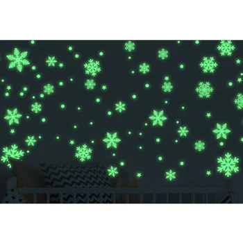 Рождественская наклейка Многофункциональный набор наклеек в виде снежинок своими руками Идеально подходит для уникального украшения вашего помещения