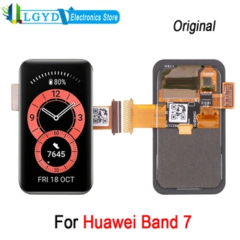 Оригинальный 1,47-дюймовый ЖК-экран AMOLED для смарт-браслета Huawei Band 7, дисплей и дигитайзер, полная сборка, запасная часть