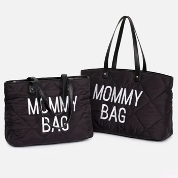 Сумка для мамы, Большая вместительная Нейлоновая Водонепроницаемая Ручная Повседневная Новая Универсальная женская сумка, сумки для подгузников через плечо