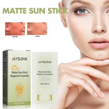 Матовый солнцезащитный стик SPF 50 с защитой от ультрафиолета, изолирующий увлажняющий крем, отбеливающий кожу, восстанавливающий летнее обновление для лица и тела, солнцезащитный крем для лица