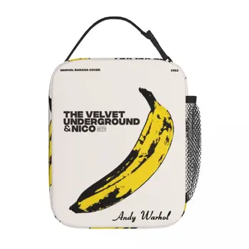 Изолированная сумка для ланча The Velvet Underground и Nico Merch, коробка для школьной еды, Многоразовый повседневный холодильник, термокружка для Бенто