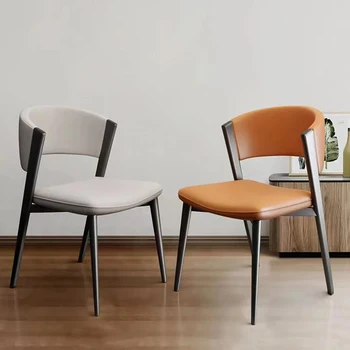 Итальянское роскошное обеденное кресло Дизайнерское минималистичное высококачественное кресло со спинкой Nordic Restaurant Современная мебель Muebles для дома WKDC
