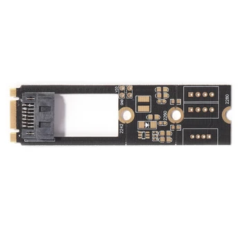 M.2 B-M Key NGFF к SATA3.0 7-контактный адаптер для SDD-разъема 2242 2260 2280