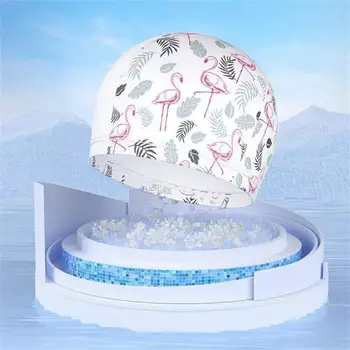 Не душная и более дышащая Детская шапочка для дайвинга, мультяшная эластичная шапочка для плавания, спортивная тканевая шапочка для плавания