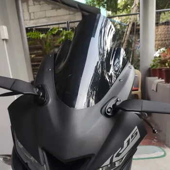 Для YAMAHA YZF R15 V3 Аксессуары для мотоциклов с ветровым стеклом Дефлекторы обтекателя лобового стекла Double Bubble YZFR15 2017 2018 2019