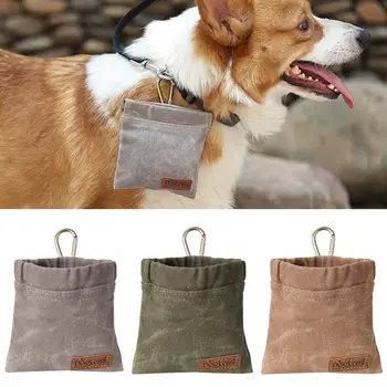 Сумка для перекусов для дрессировки собак, сумка для лакомств для собак, переносная Маслостойкая сумка-дозатор для корма, прочные аксессуары для домашних животных