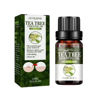 Масло дерева 100 Натуральные капли масла древесного чая Активируют сокращение пор клеток кожи Эфирные масла для ароматерапии Диффузор Увлажнитель воздуха