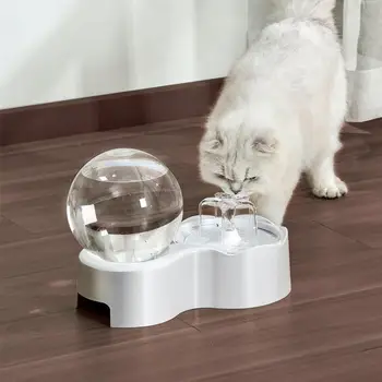 Дозатор воды для кошек Автоматический Циркуляционный фильтр Фильтрующая Поилка для кошек Большая емкость Поилка для питьевой воды для кошек, отключенная от сети.