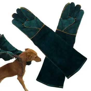 Перчатки для домашних животных, защитные перчатки от укусов, перчатки для работы в саду для кошек, собак, перчатки для дрессировки домашних животных