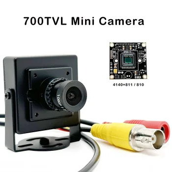 Цветная CCD Effio 4140 700TVL 811/810 Металлическая мини-камера Аналогового видеонаблюдения CVBS
