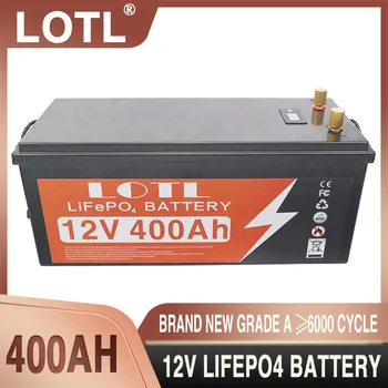 Аккумуляторная батарея LiFePO4 12V 400Ah Встроенные Литий-железо-фосфатные элементы BMS Для Замены Большей части резервного источника домашнего хранения энергии