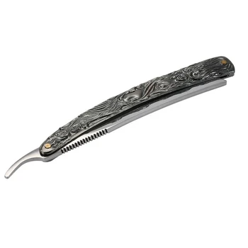 Нож для бритья Складной нож Новая бритва для стрижки волос с прямым лезвием Складной нож для бритья