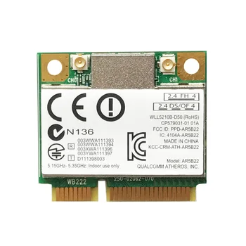 300 М Беспроводной адаптер Mini PCI-E 2,4 G/5G Bluetooth 4,0 WiFi Сетевая карта-ключ