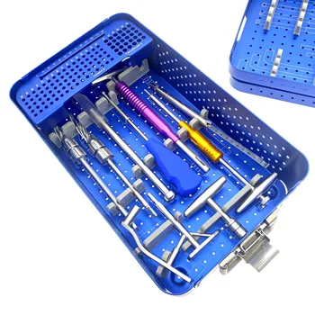 Набор инструментов для ортопедических пластин DHS и DCS, Фиксирующая пластина для травматологической хирургии, набор инструментов для костных имплантатов
