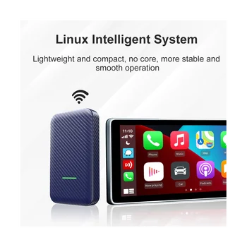Беспроводной Android Auto Box 4.0 Беспроводной ключ Carplay USB-адаптер WiFi Bluetooth-адаптер Автомобильный Мультимедийный плеер