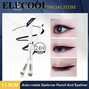 Стойкий, простой в использовании, быстросохнущий, универсальный водостойкий карандаш для подводки глаз насыщенного черного цвета, стойкий для макияжа глаз.