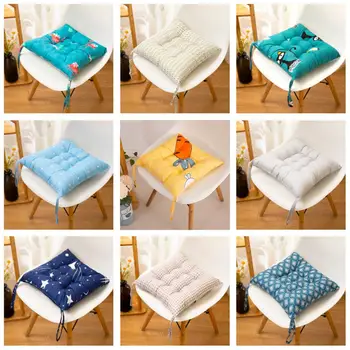 Практичная подушка для ягодиц Яркая Цветная подушка для стула, противоскользящий квадратный коврик для стула, подушка для ягодиц