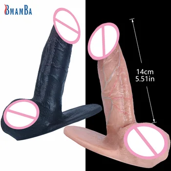 Суперреалистичный фаллоимитатор, Мощная присоска, мягкий силиконовый пенис, подходящий для мастурбации лесбиянок, Анальная игрушка, Член для взрослых, Секс-магазин 18+