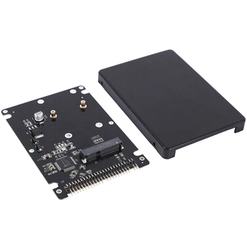 4X 44PIN MSATA-2,5-дюймовый IDE HDD SSD MSATA-PATA Адаптер-конвертер с чехлом