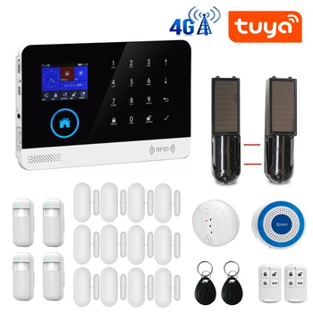 Приложение Tuya Smartlife WiFi 4G LTE GSM GPRS Домашняя сигнализация Охранная система Работа с Alexa Google Home