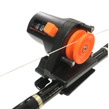 Счетчик Лески Инструмент для измерения глубины рыболовных снастей Счетчик измерения длины рыболовных снастей 0-999 м Рыболовные инструменты