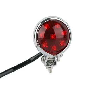 2X Мотоциклетных светодиодных задних фонаря стоп-сигнала Moto LED Задний фонарь для Bobber Chopper Cafe Chrome