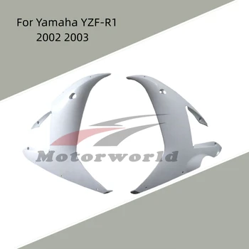 Неокрашенный Кузов, Левая и Правая Боковые крышки, Инжекционный обтекатель ABS, Модифицированные Аксессуары для мотоциклов Yamaha YZF-R1 2002 2003