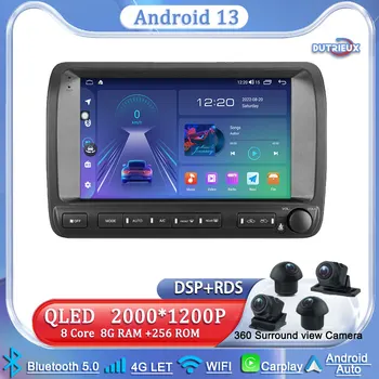 Android 13 Для Toyota Crown Majesta 3 S170 1999-2004 Экран Мультимедийного монитора Стерео Радио Видеоплеер ТВ Автомобильный GPS Навигация