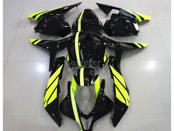 Новый комплект обтекателей для мотоциклов ABS, подходящий для HONDA CBR600RR F5 2009 2010 2011 2012, корпус велосипеда, изготовленный на заказ, черный, желтый