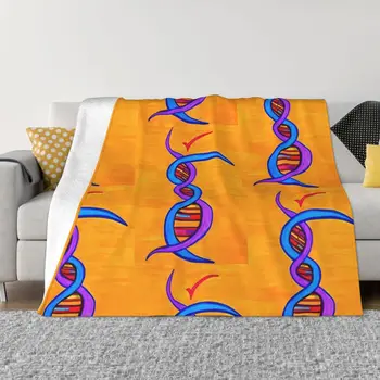 Одеяло DNA Genetics Фланелевое демисезонное Dancer, теплые накидки для зимнего постельного белья