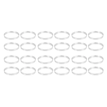 24 x Универсальных алюминиевых ступицы Центрическое кольцо Набор прокладок для колес 74,1 мм O/ D 72,6 мм I/D