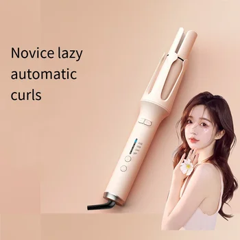 Professional Full Auto Curling Iron Anion Thermostatic Big Wave Hair Curler Wand Rotating Styling Tool плойка для волос бигуди