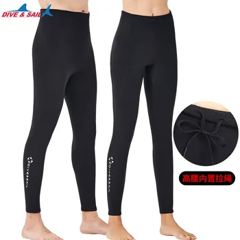 Новые мужские теплые брюки для дайвинга с утолщением 2 мм, женские раздельные брюки для подводного плавания, зимние плавки для парусного спорта и серфинга
